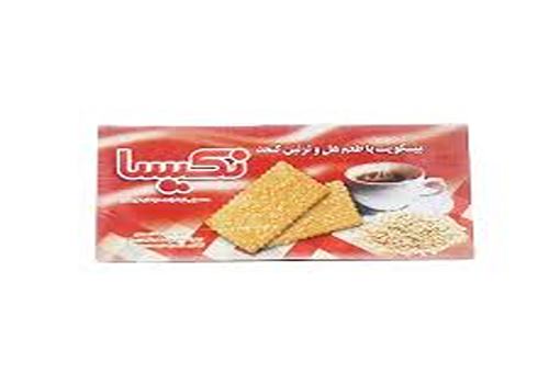 تصویر 2 از خرید و قیمت بیسکویت کنجدی نکیسا + فروش عمده
